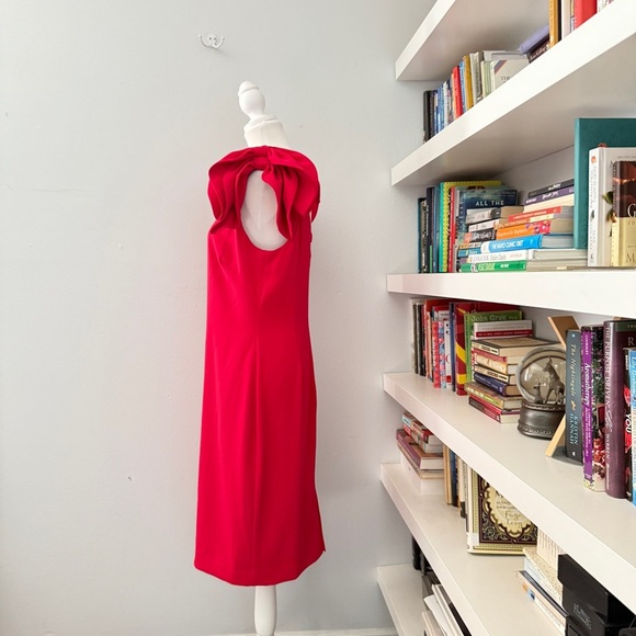 Badgley Mischka collection Red Dress size 8 - Picture 4 of 13